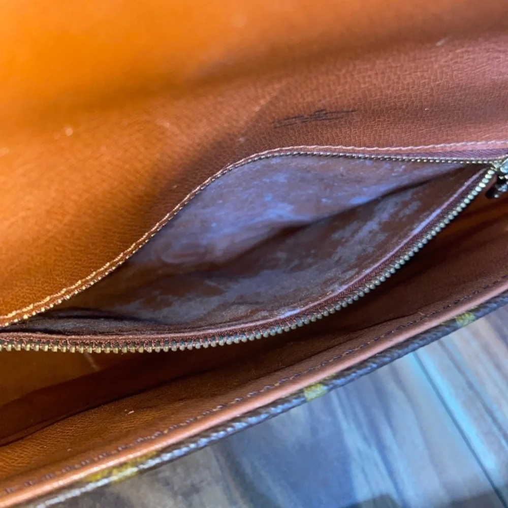 90s vtg Louis Vuitton Chantilly Crossbody • France - Picture 10 of 15